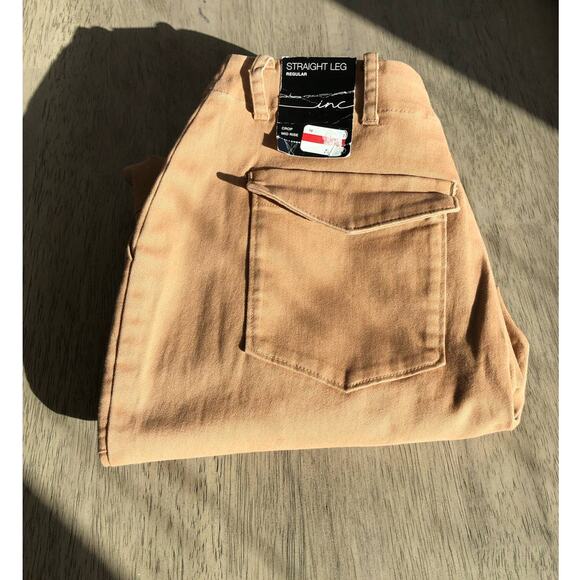 INC International Concepts Cropped Cargo Pants in Baked Clay - 0 - Picture 8 of 9